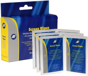 AF SCREEN WIPES WET/DRY RANGE