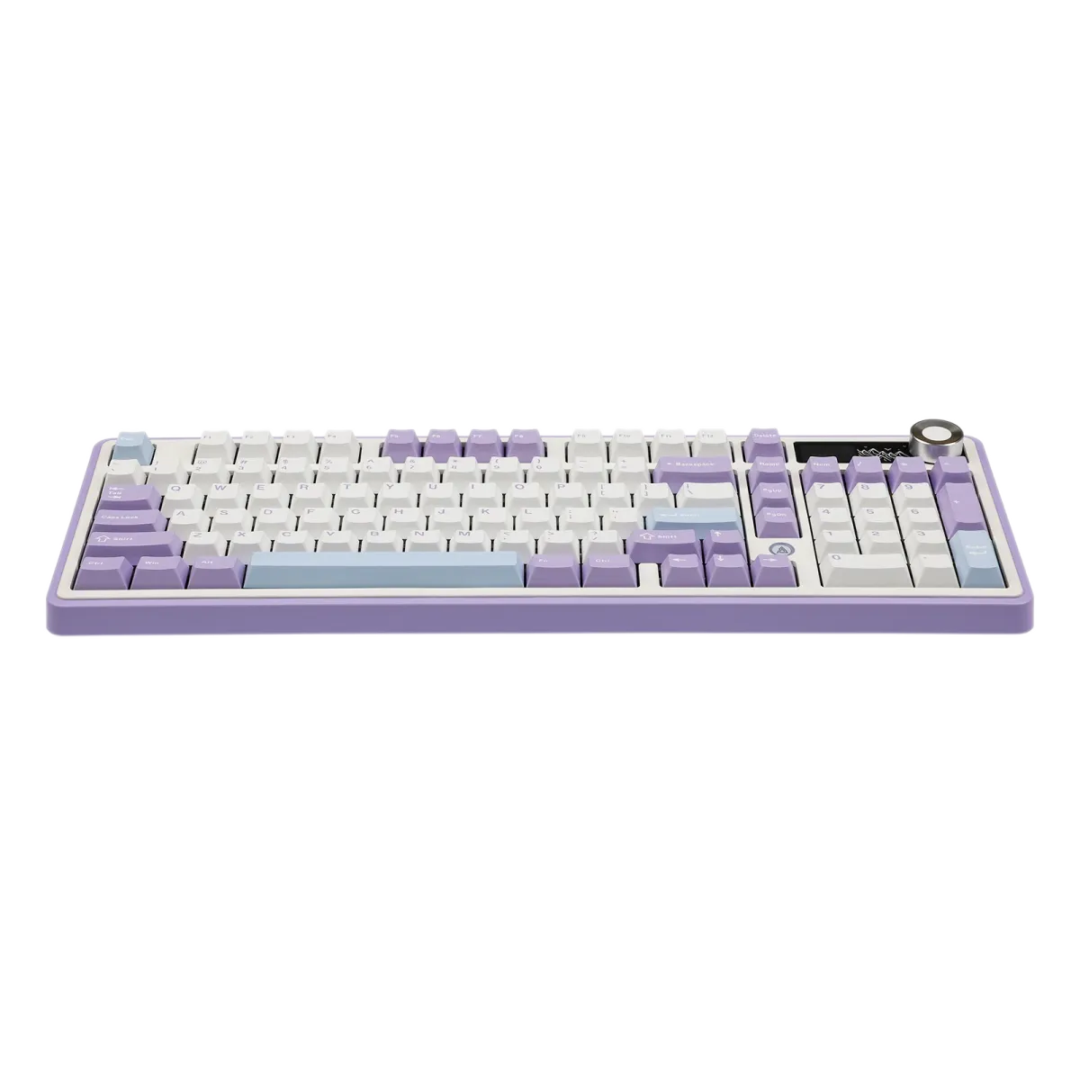 Ajazz AK980 Purple-White-Blue Mechanical keyboard With Screen RGB Wired&Wireless (Maillard switch)