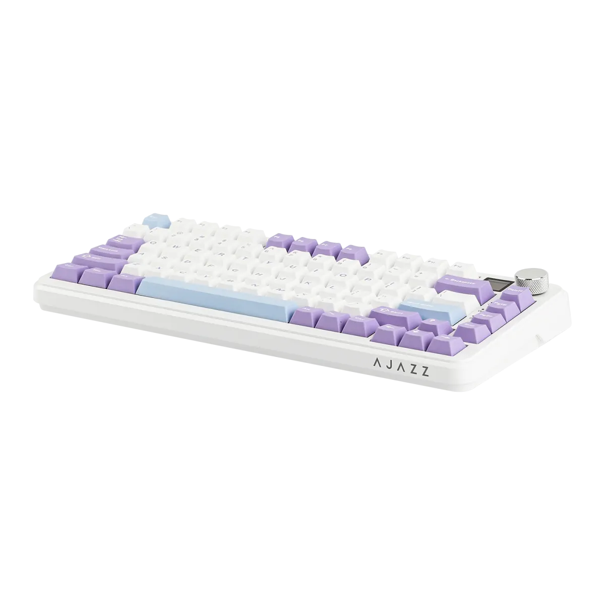 Ajazz AK980 Purple-White-Blue Mechanical keyboard With Screen RGB Wired&Wireless (Maillard switch)