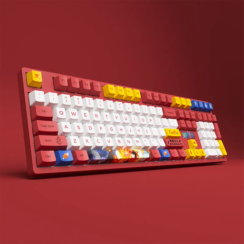 Akko 108K One Piece Luffy 3108 Pink Switch Keyboard