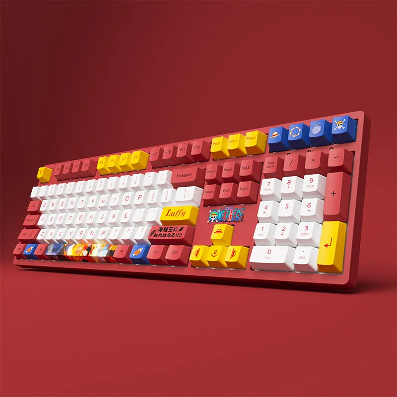 Akko 108K One Piece Luffy 3108 Pink Switch Keyboard