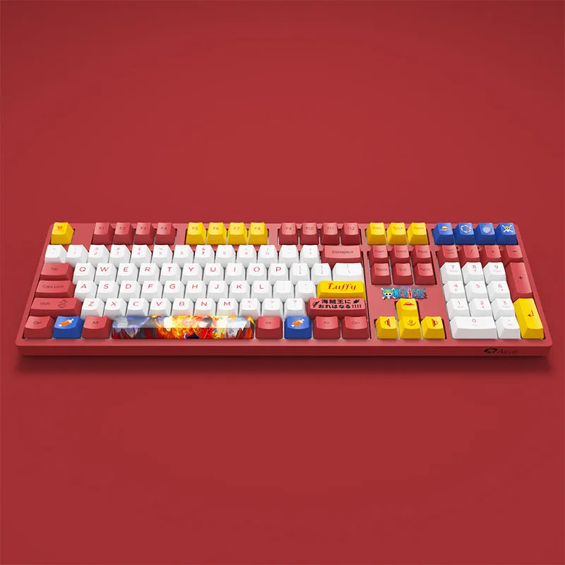 Akko 108K One Piece Luffy 3108 Pink Switch Keyboard