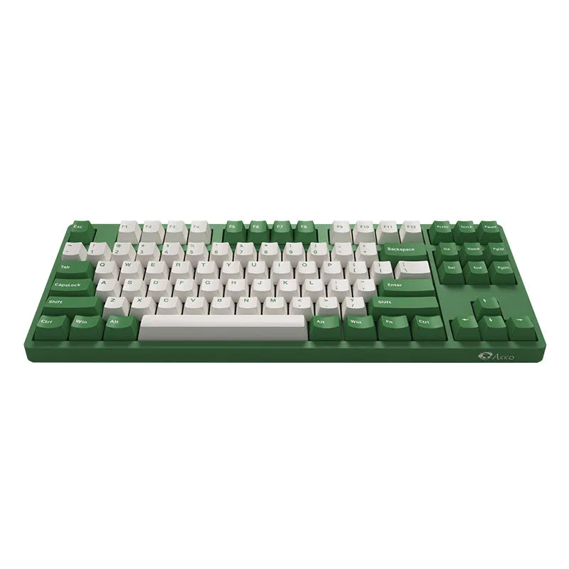 Akko 87k Matcha Red Bean 3087 Pink Switch Keyboard