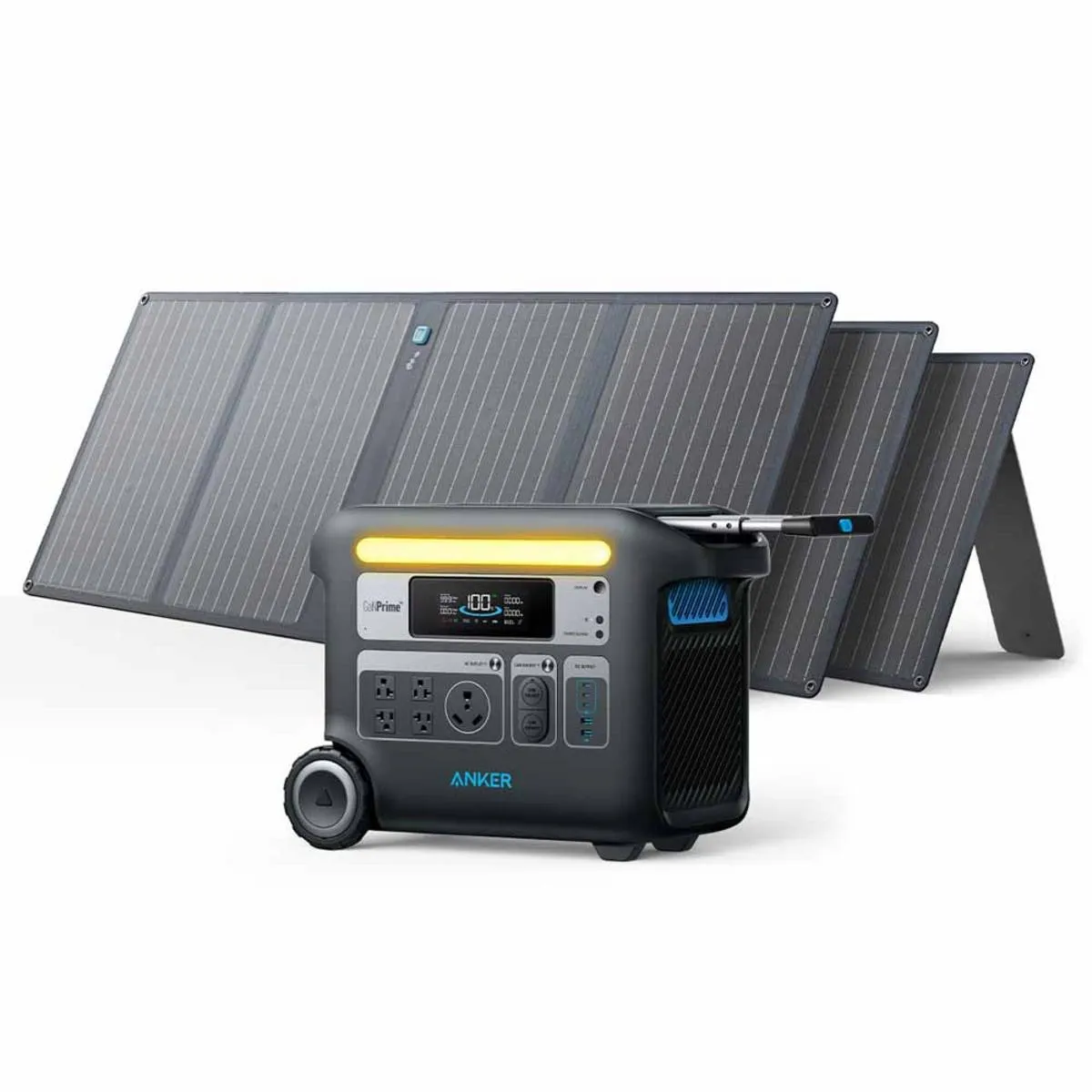 Anker Solar Generator 767 - PowerHouse 2048Wh with 3 x 100W Solar Panels