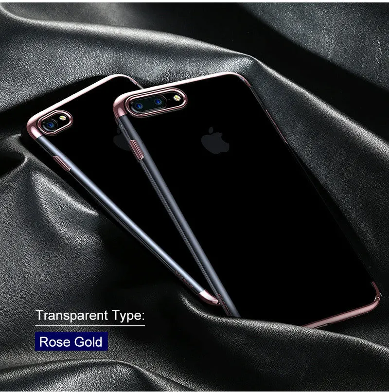 Anti-scratch Electroplating Protective Hard Case For iPhone