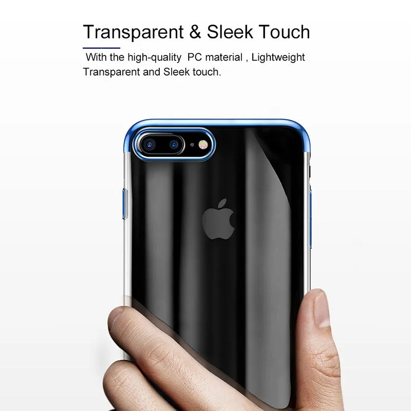 Anti-scratch Electroplating Protective Hard Case For iPhone