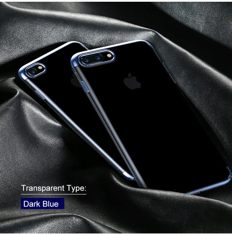 Anti-scratch Electroplating Protective Hard Case For iPhone