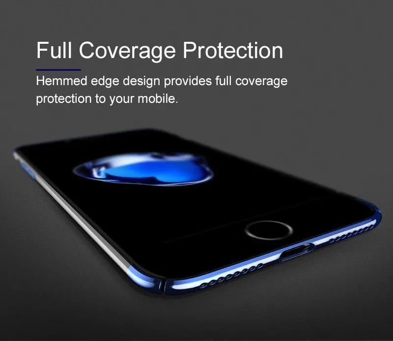 Anti-scratch Electroplating Protective Hard Case For iPhone