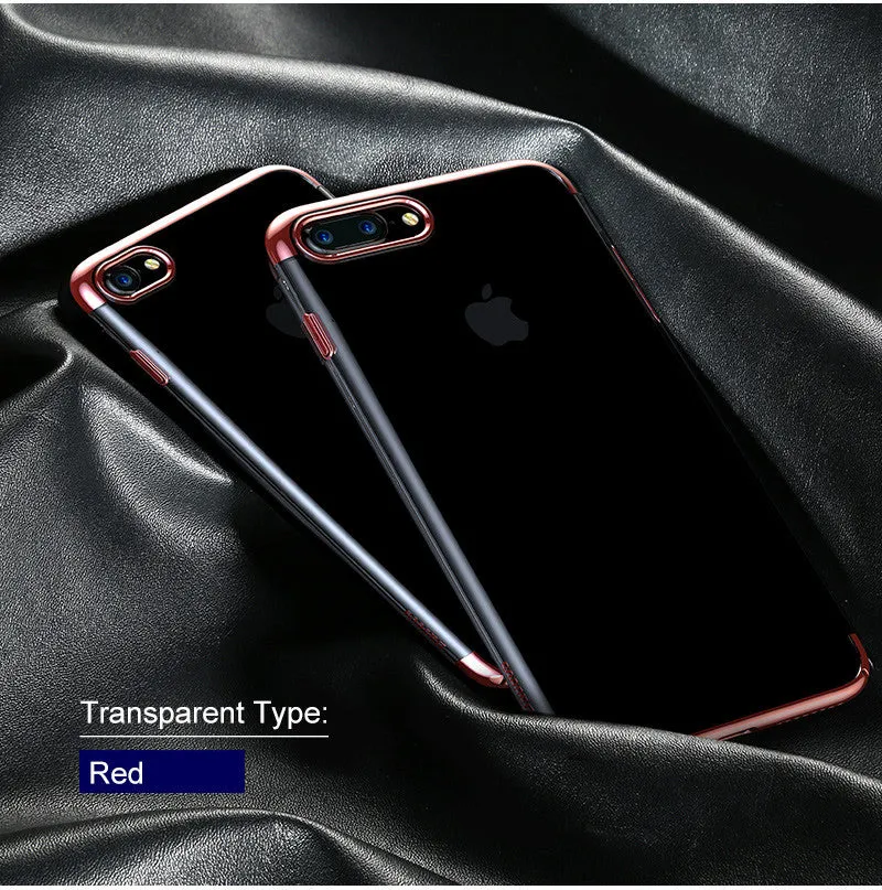 Anti-scratch Electroplating Protective Hard Case For iPhone