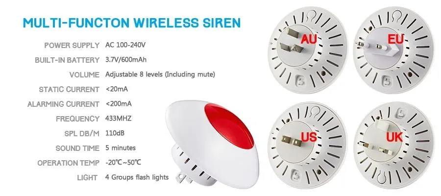 APP Wireless Home Security Alarm System