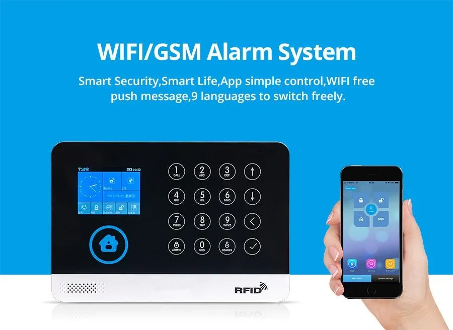 APP Wireless Home Security Alarm System