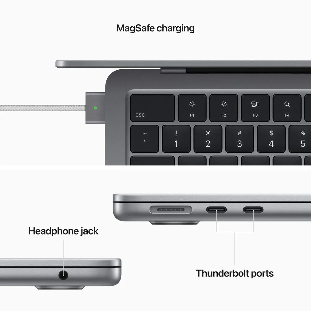 Apple 13.6" MacBook Air (M2, Space Gray)