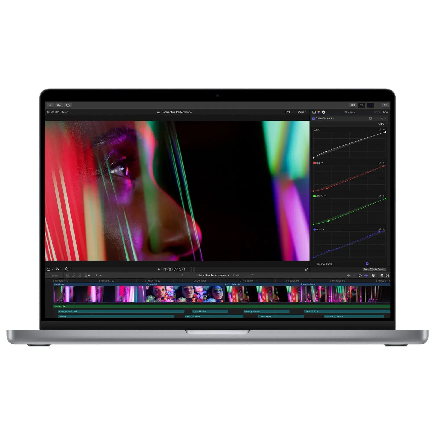 Apple MacBook Pro 14" (2021) - Space Grey (Apple M1 Pro Chip / 512GB SSD / 16GB RAM) - English