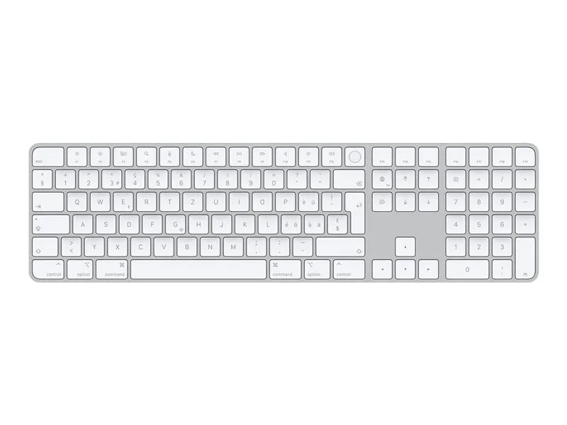 Apple Magic Keyboard With Touch Id And Numeric Keypad - Keyboard - Wireless - Bluetooth - Qwertz - Swiss