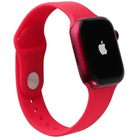 Apple Watch Series 7 (A2476) (GPS LTE) 41mm - Red Aluminum/Red Sport Band