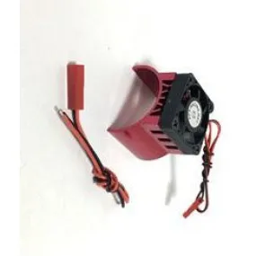 APS91146RV3 Aluminum Motor Heatsink with Super22 Cooling Fan for 540 Motors (Red)