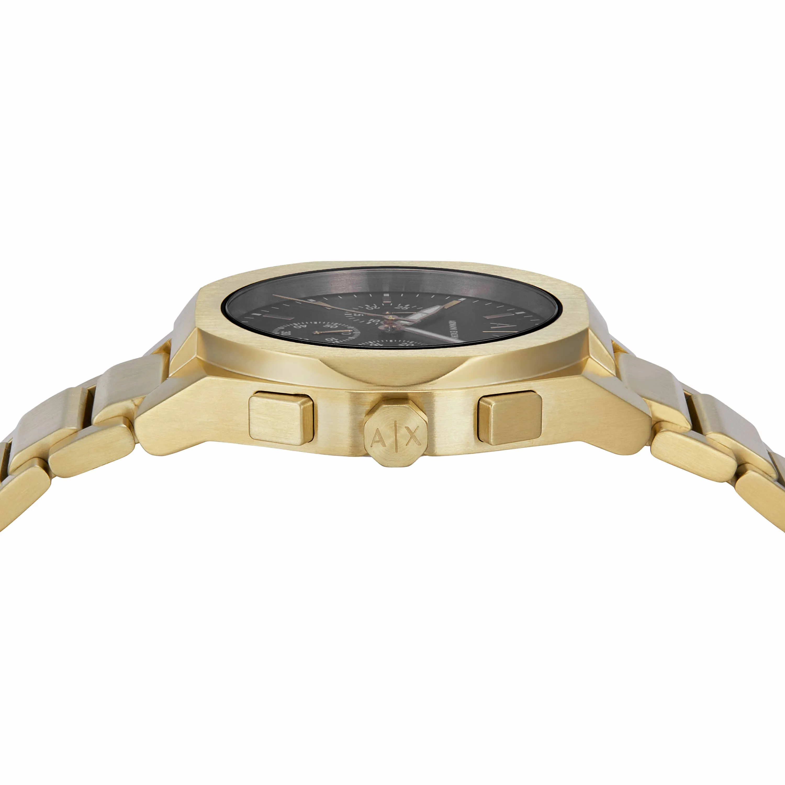 Armani Exchange Gold Tone Chronograph Watch AX4180