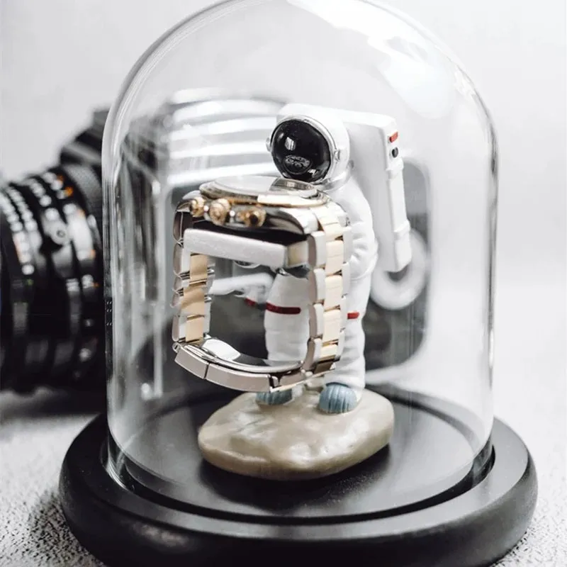 Astronaut Watch Stand for Charging Display Watch Holder Case with  Charging Cable