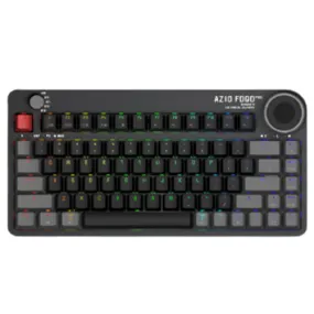 AZIO FOQO Mechanical TKL Keyboard Pro Wireless Hot-Swappable RGB Space Grey Dark