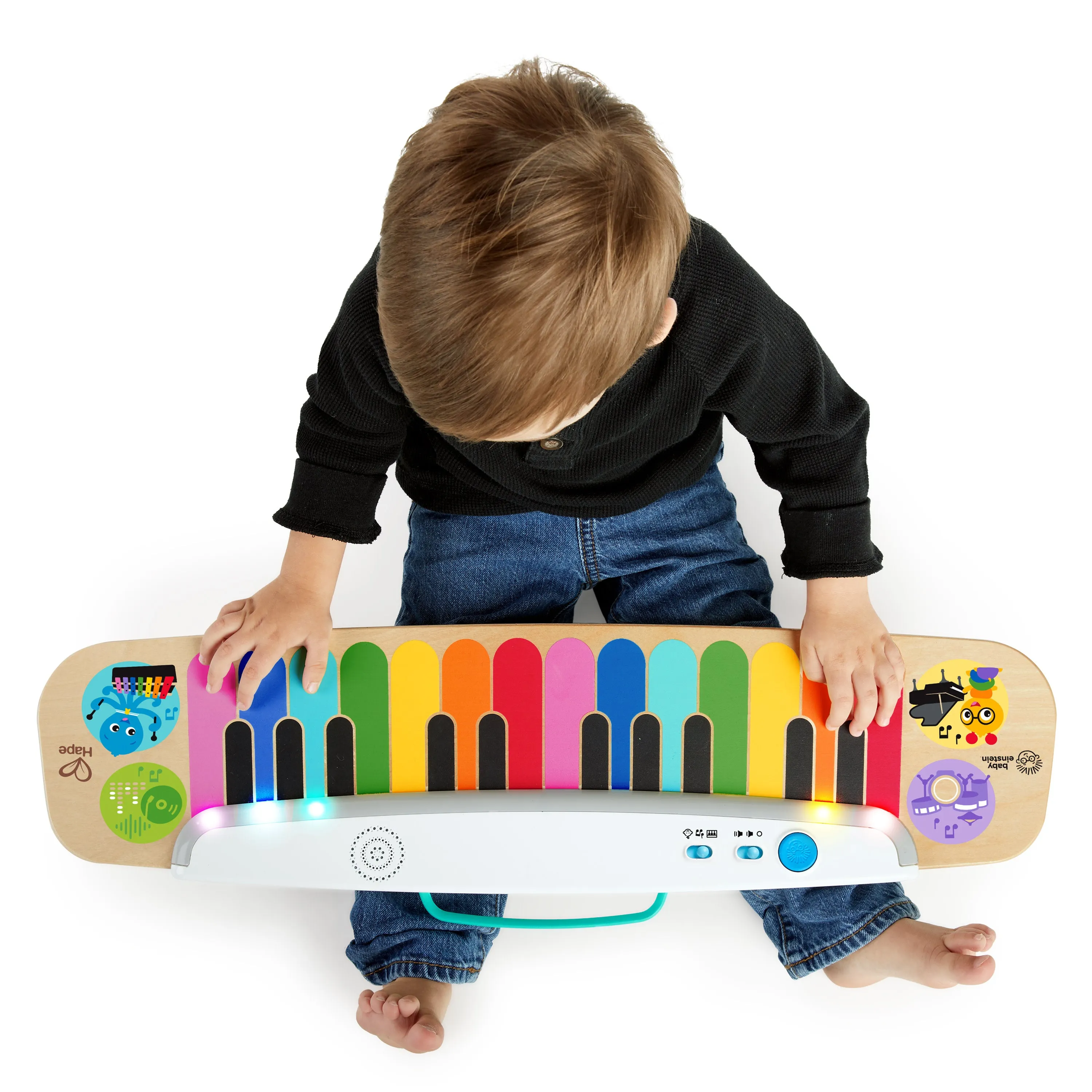 Baby Einstein Notes & Keys Magic Touch Wooden Electronic Keyboard Toddler Toy