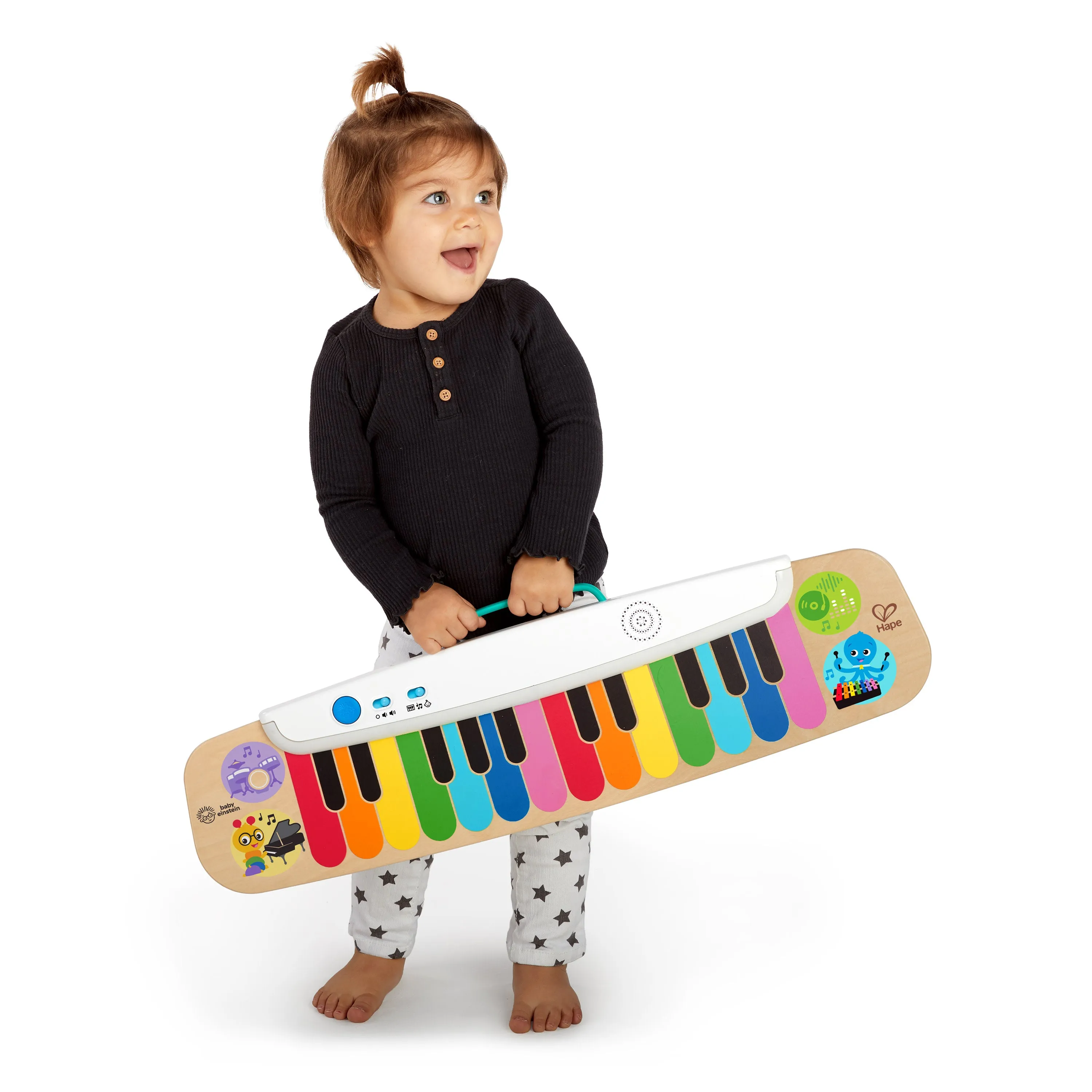 Baby Einstein Notes & Keys Magic Touch Wooden Electronic Keyboard Toddler Toy