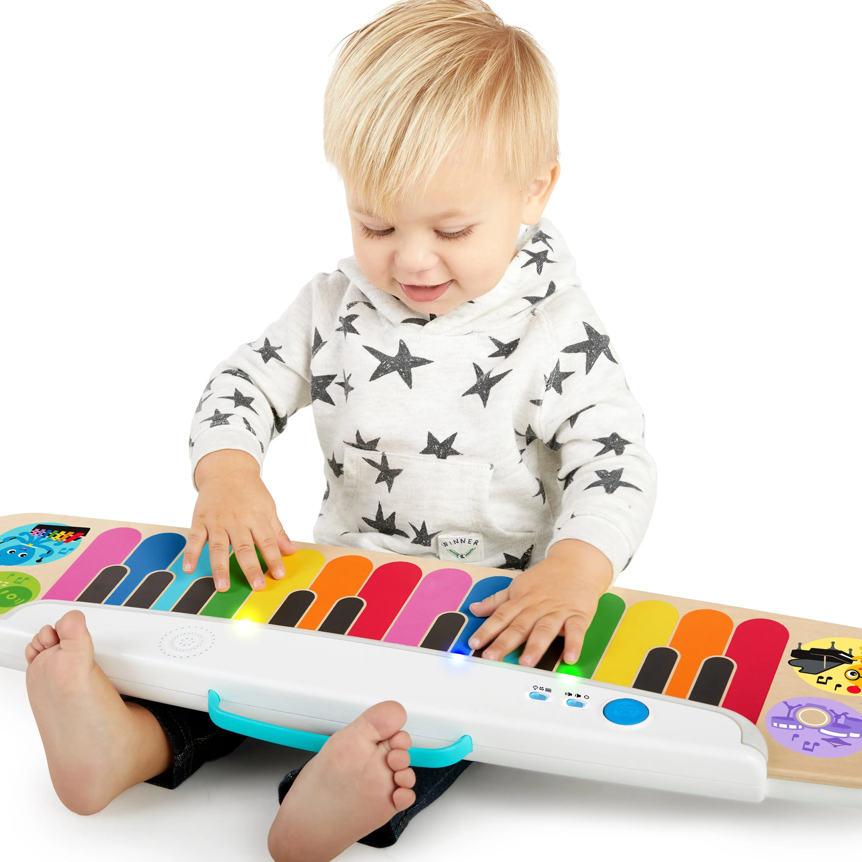 Baby Einstein Notes & Keys Magic Touch Wooden Electronic Keyboard Toddler Toy