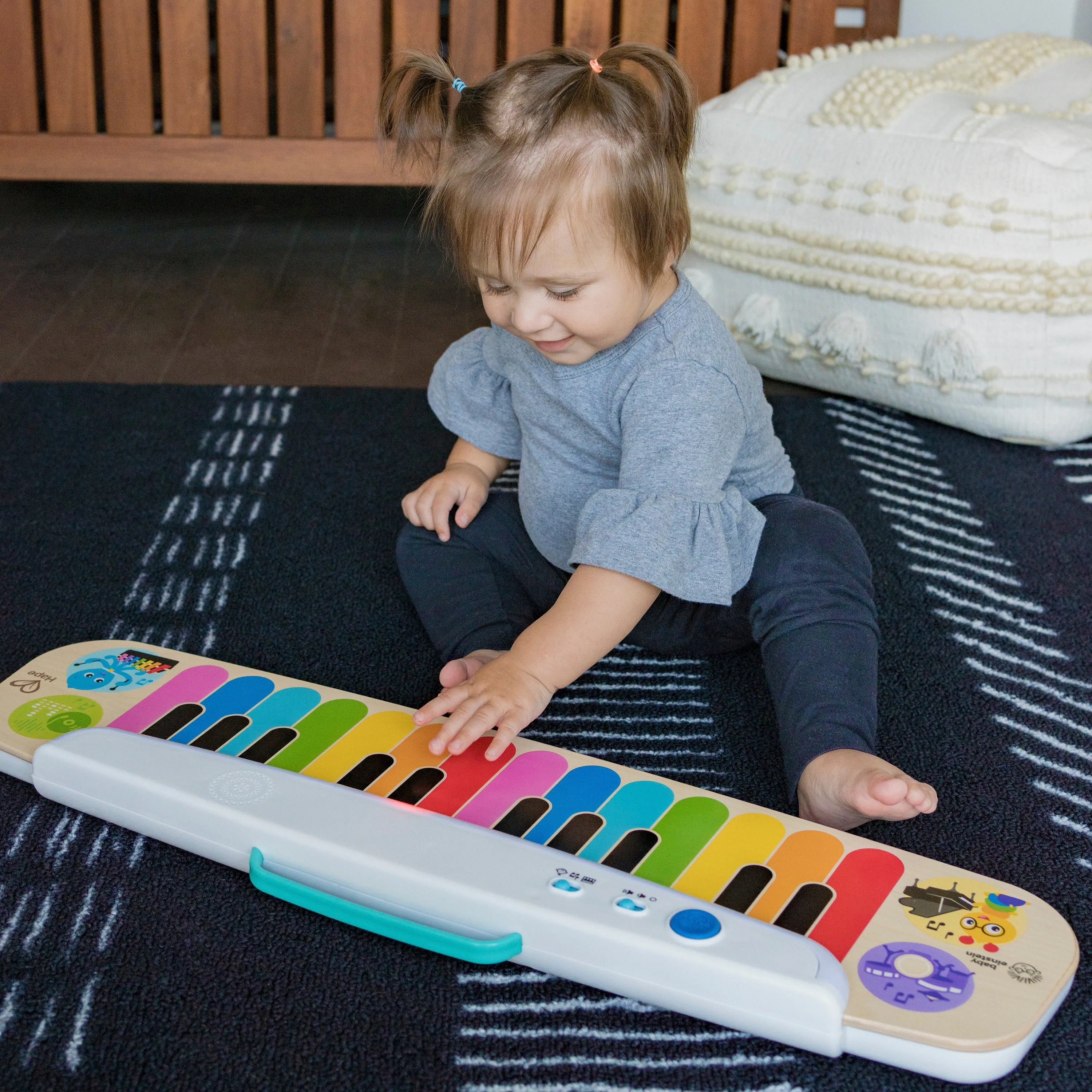 Baby Einstein Notes & Keys Magic Touch Wooden Electronic Keyboard Toddler Toy