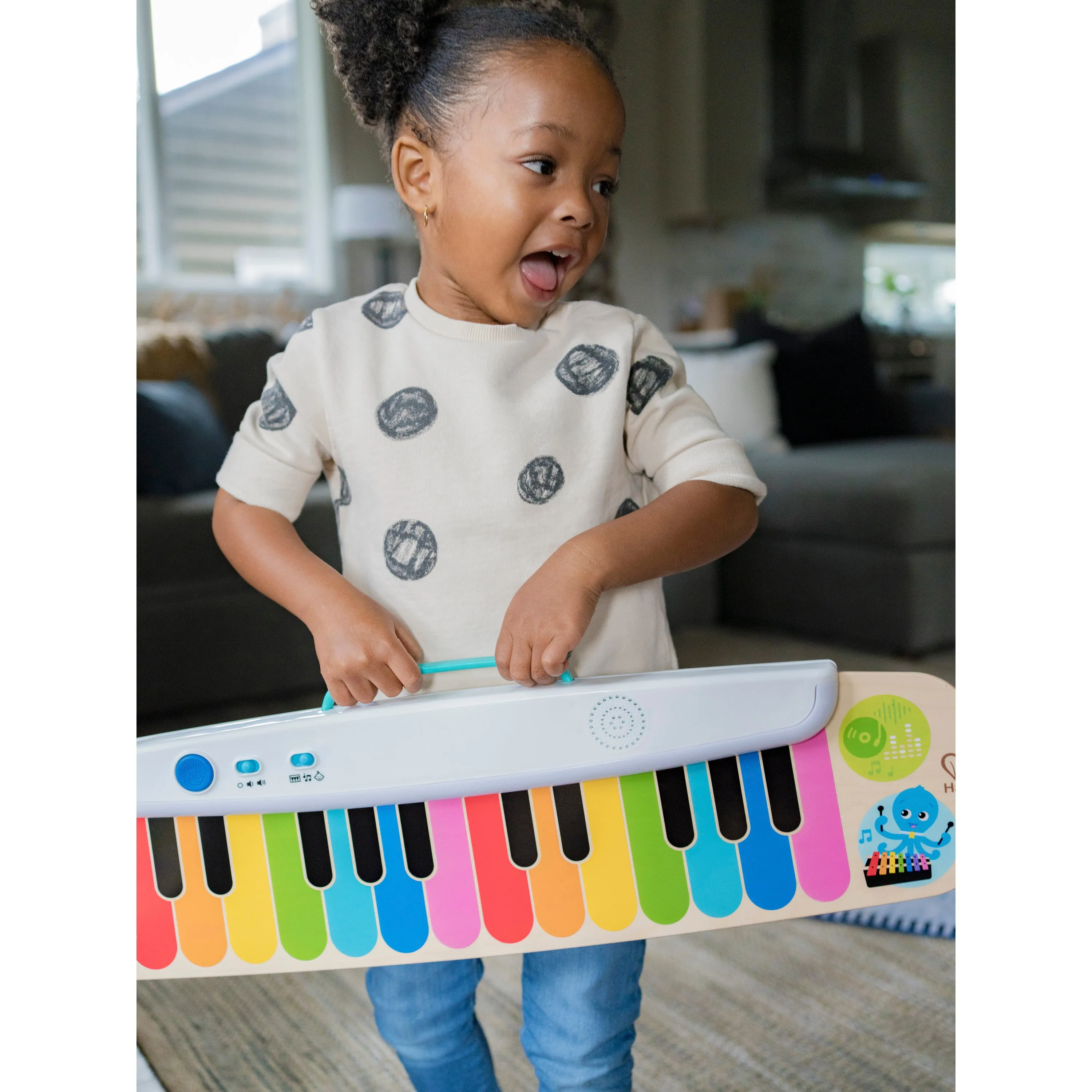 Baby Einstein Notes & Keys Magic Touch Wooden Electronic Keyboard Toddler Toy