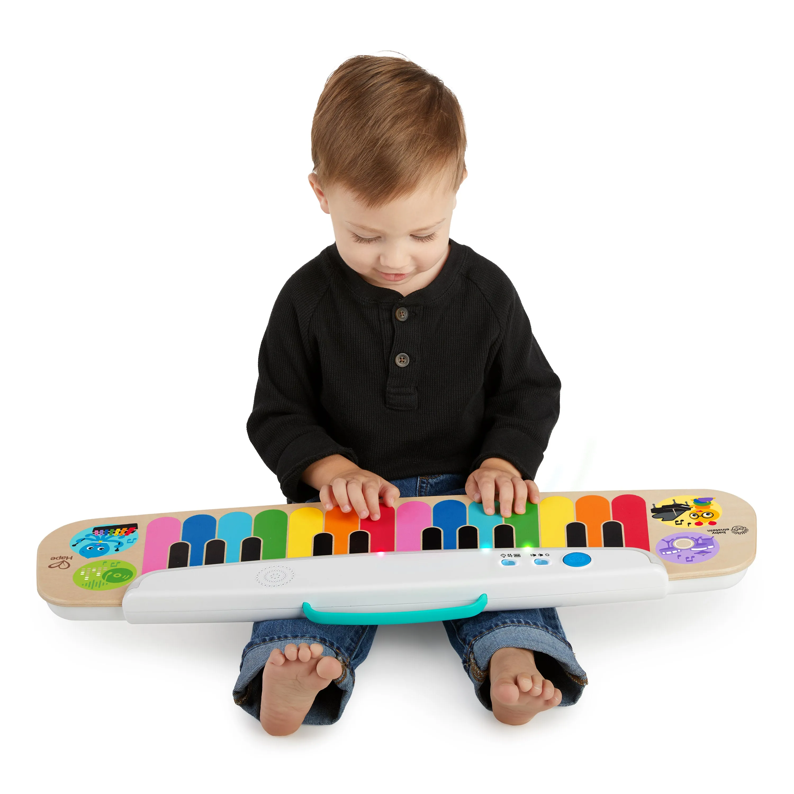 Baby Einstein Notes & Keys Magic Touch Wooden Electronic Keyboard Toddler Toy