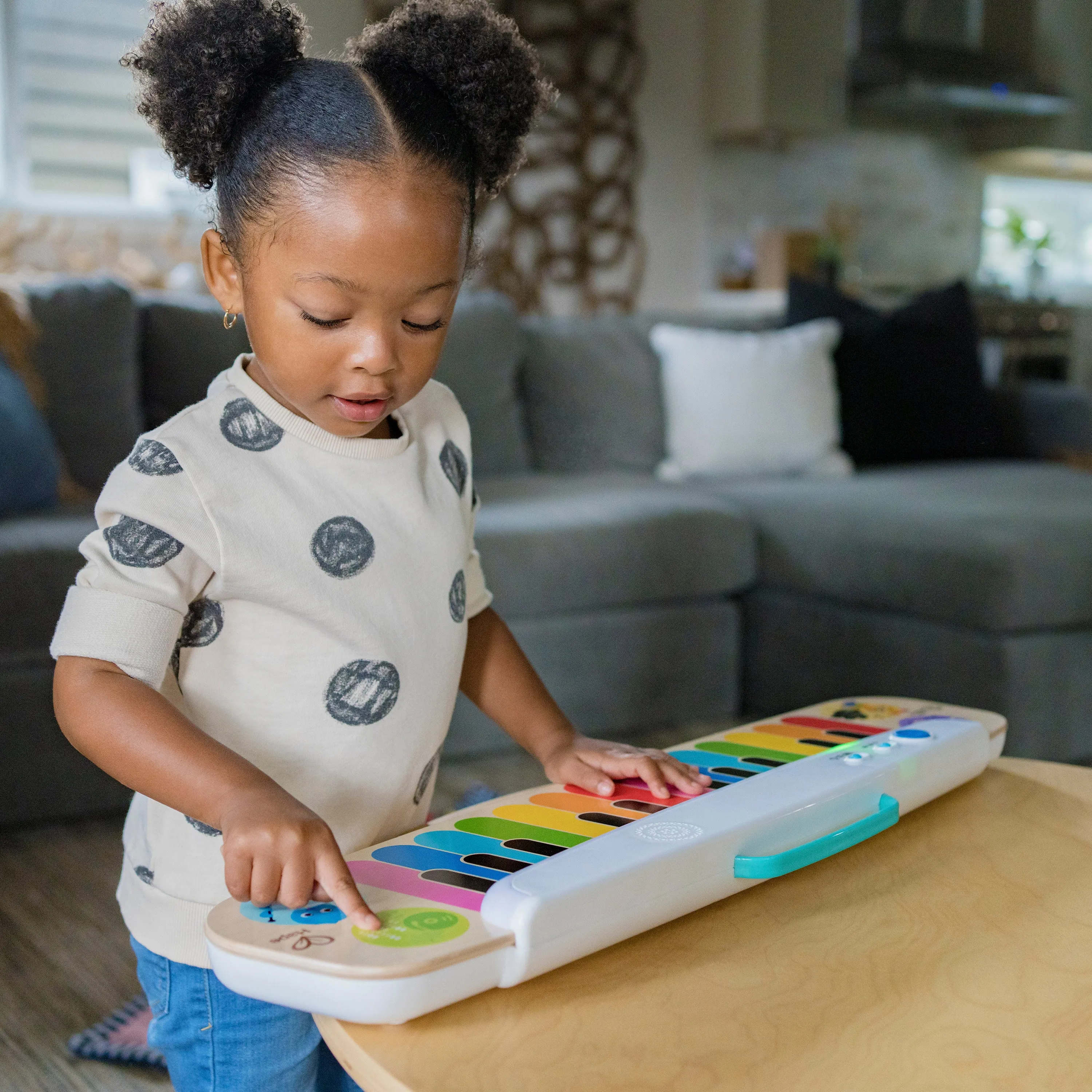 Baby Einstein Notes & Keys Magic Touch Wooden Electronic Keyboard Toddler Toy