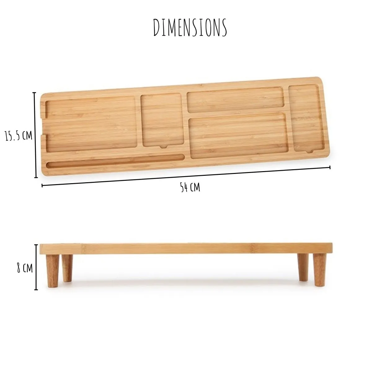 Bamboo Stand Organizer for Desk