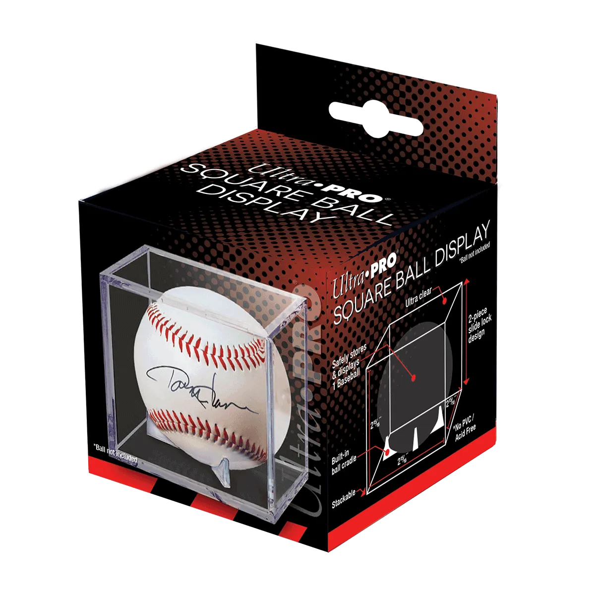 Baseball Clear Square Display Case