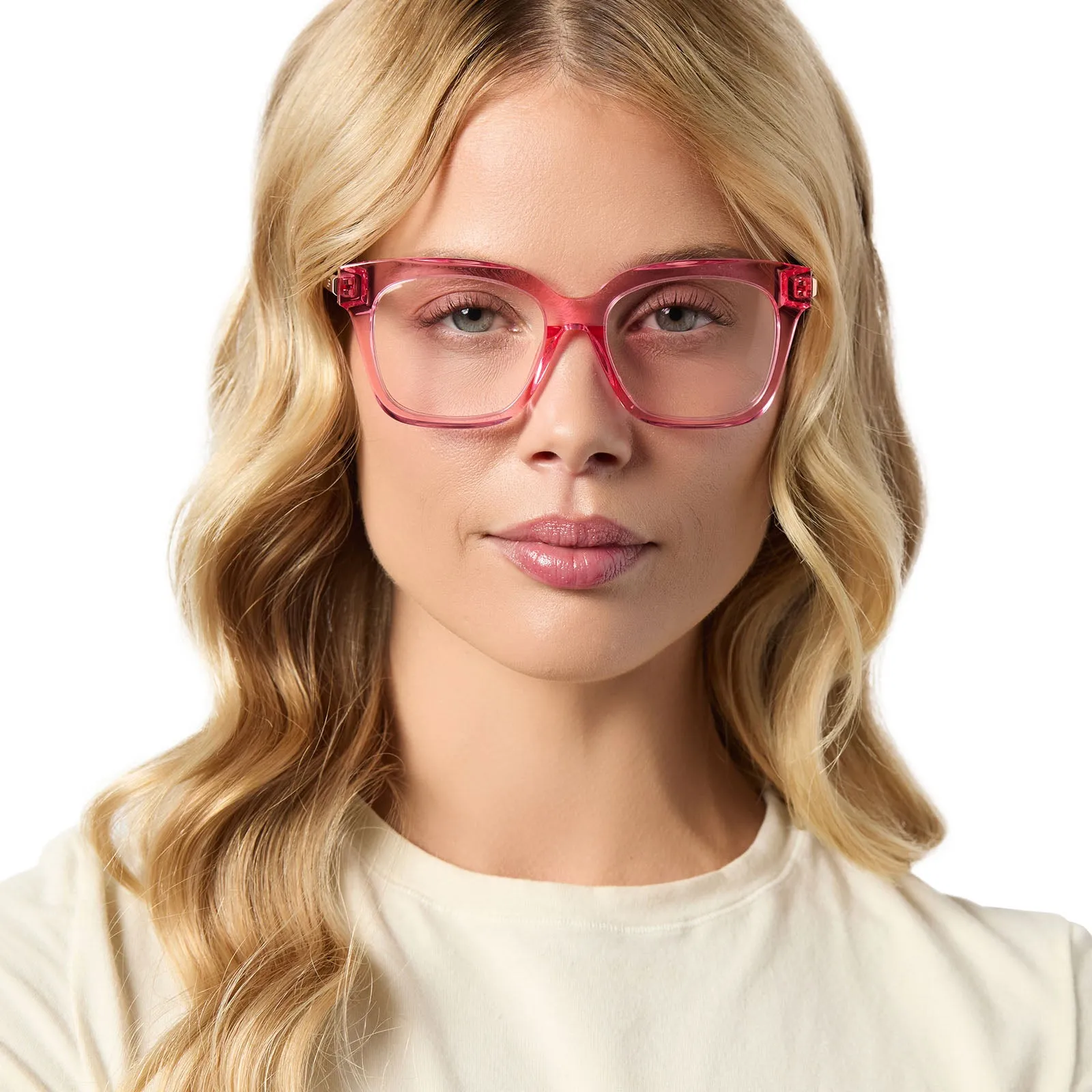 BELLA XS - CANDY PINK CRYSTAL   PRESCRIPTION GLASSES