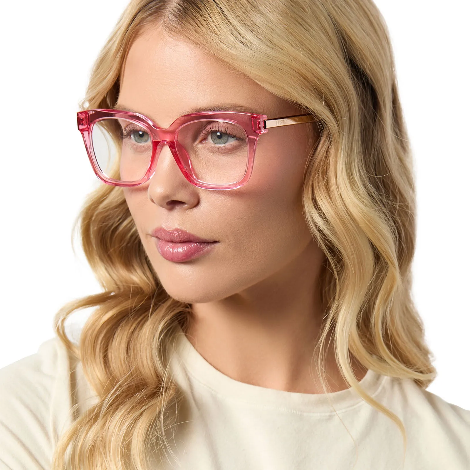 BELLA XS - CANDY PINK CRYSTAL   PRESCRIPTION GLASSES