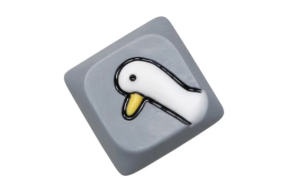 Big Goose Resin Artisan Keycap Low Profile Keycap for Low Profile MX Stem Mechanical Keyboard Handmade Novlty Keycap