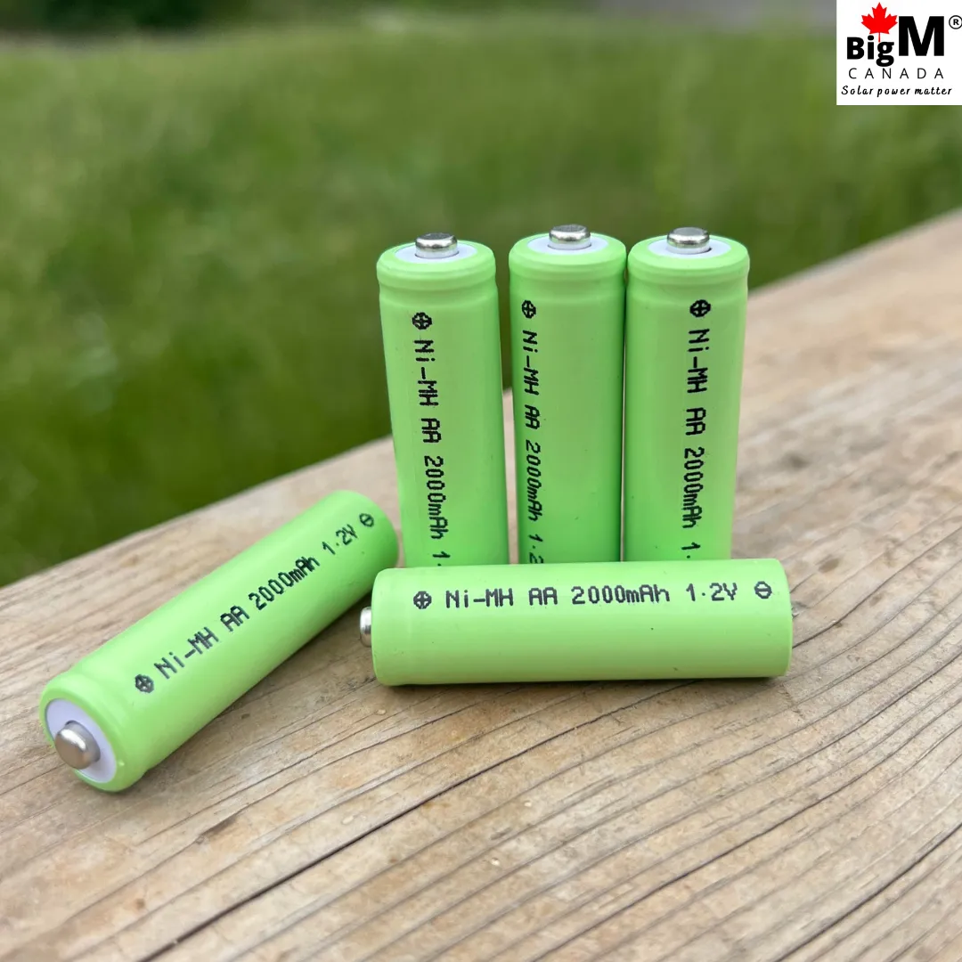 BigM High Capacity 1.2V Ni-MH 900mAH AAA Rechargeable Battery