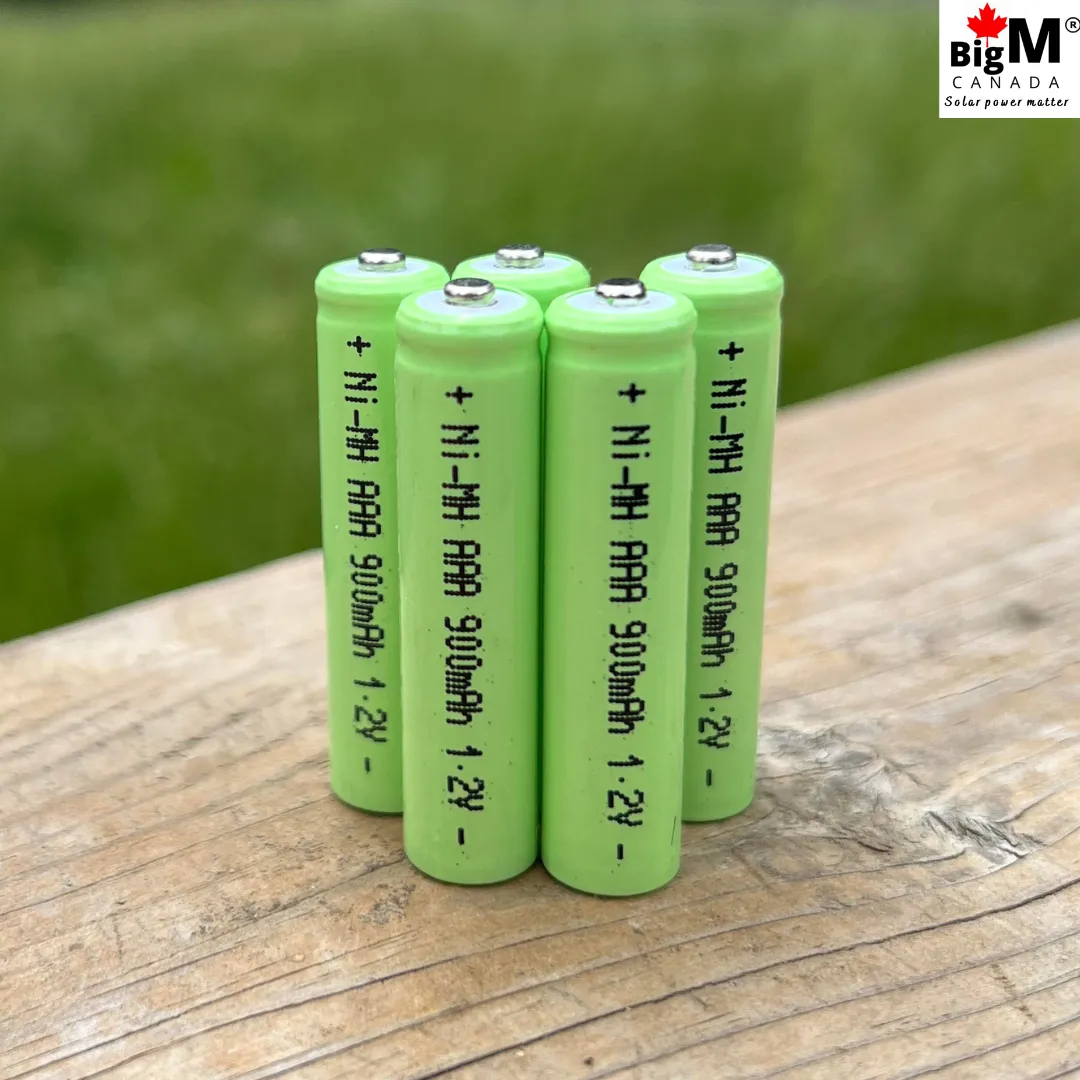 BigM High Capacity 1.2V Ni-MH 900mAH AAA Rechargeable Battery