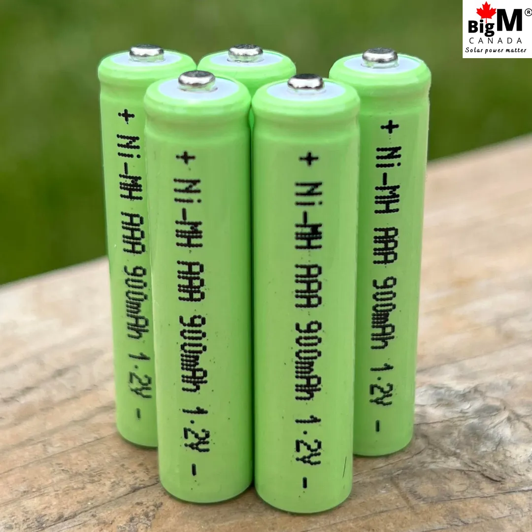 BigM High Capacity 1.2V Ni-MH 900mAH AAA Rechargeable Battery