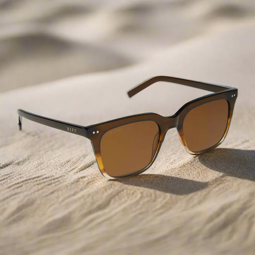 BILLIE XL - MOCHA   BROWN   POLARIZED SUNGLASSES