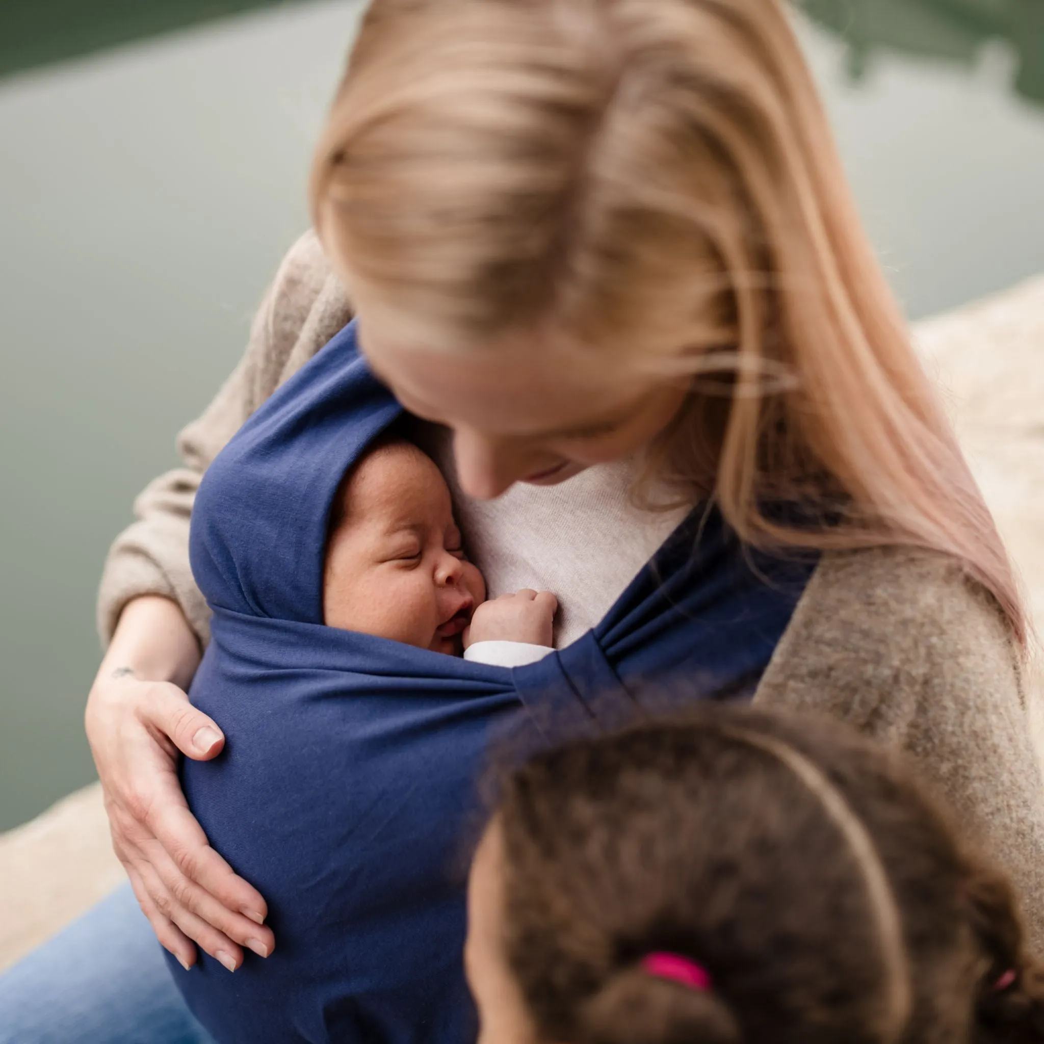 Boba Bliss Hybrid Buckle Wrap Carrier - Navy