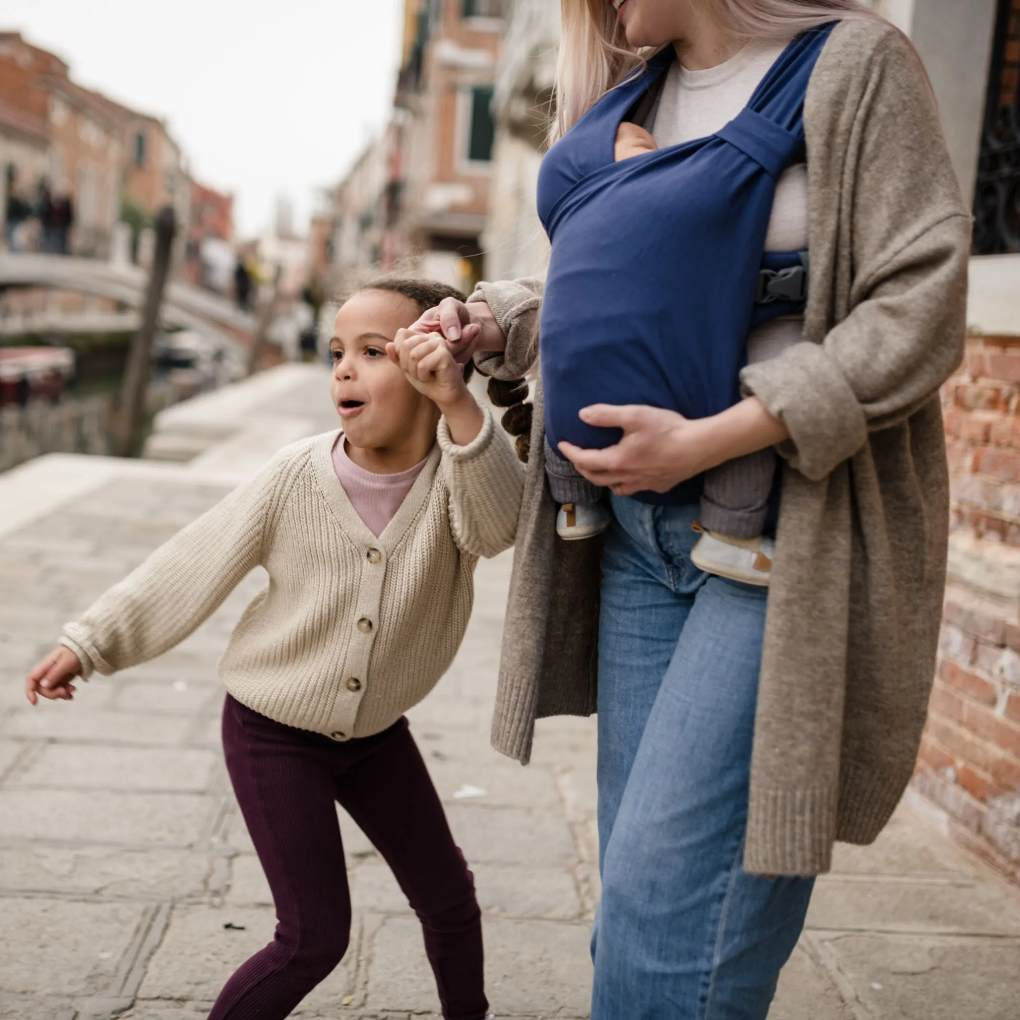 Boba Bliss Hybrid Buckle Wrap Carrier - Navy