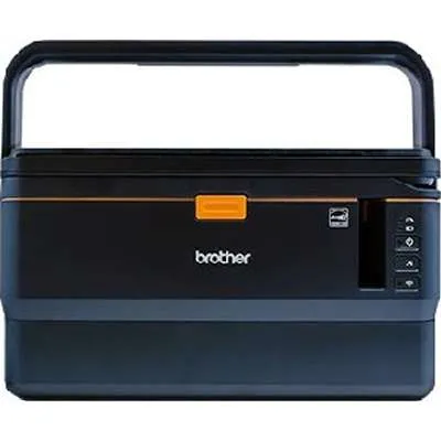 Brother P-Touch Wireless Transportable Desktop Labeling System, USB, WiFi, PC/Mobile-connectable Labeler, QWERTY Keyboard, Thermal Transfer - PT-E800W