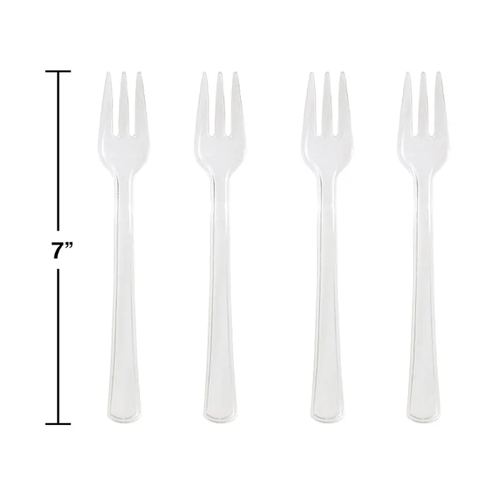 Bulk Clear TrendWare Mini Forks (144 per Case)