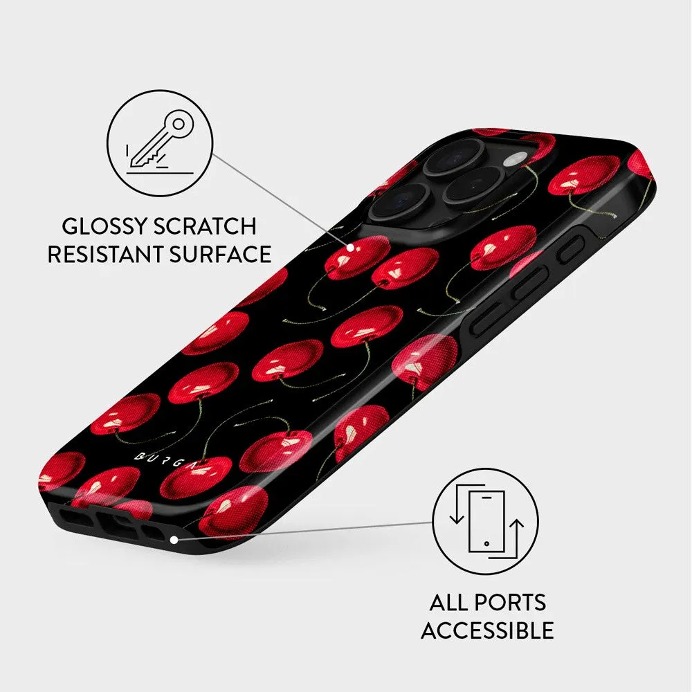 Burga iPhone 16 Pro Max Tough Fashion Case - Cherrybomb