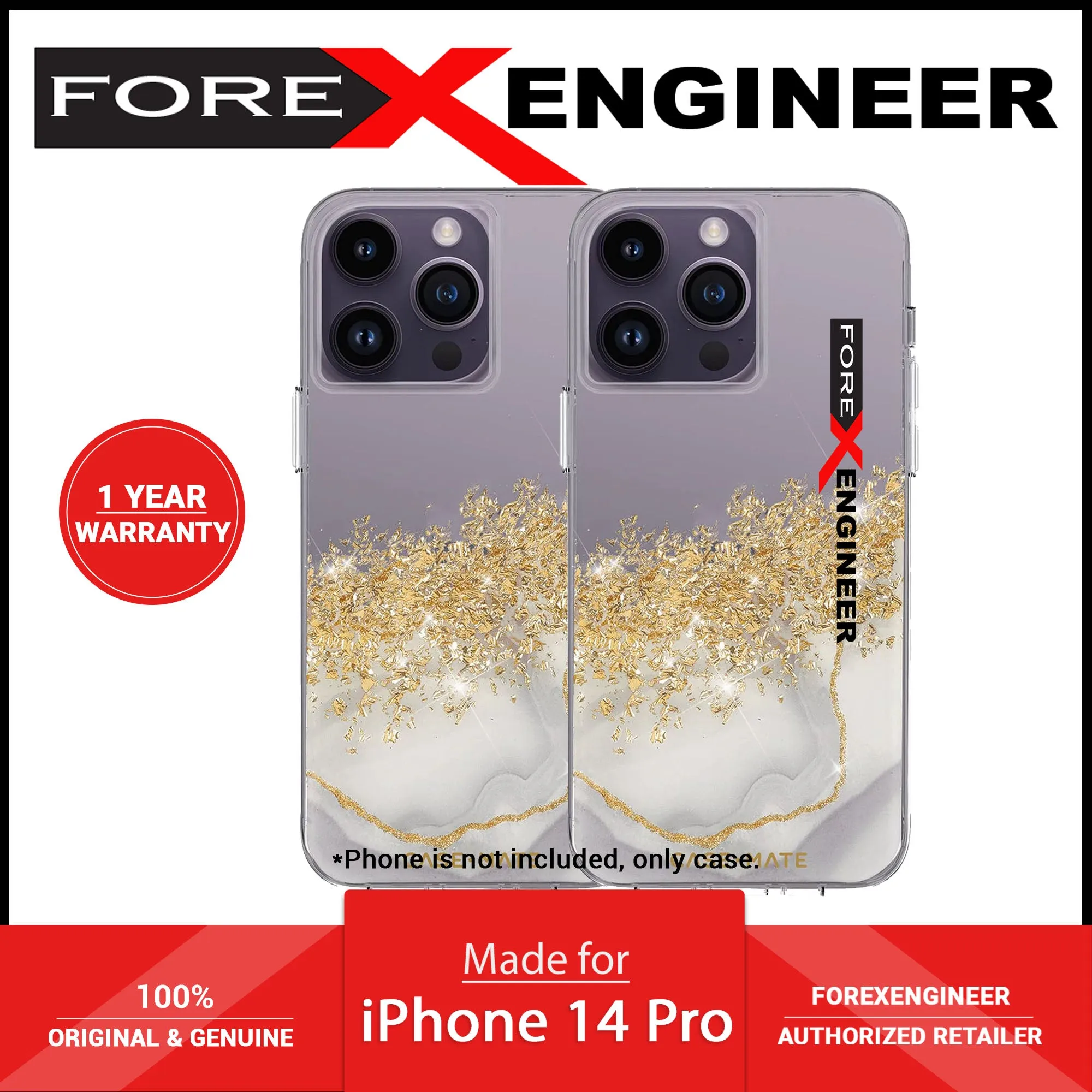 Case Mate Karat Marble for iPhone 14 Pro - Clear (Barcode: 840171719512 )