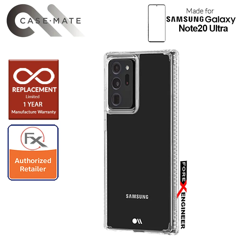 Case Mate Tough Clear Plus for Samsung Galaxy Note 20 Ultra 5G 2020 - with Micropel antimicrobial protection ( Clear ) ( Barcode : 846127195287 )