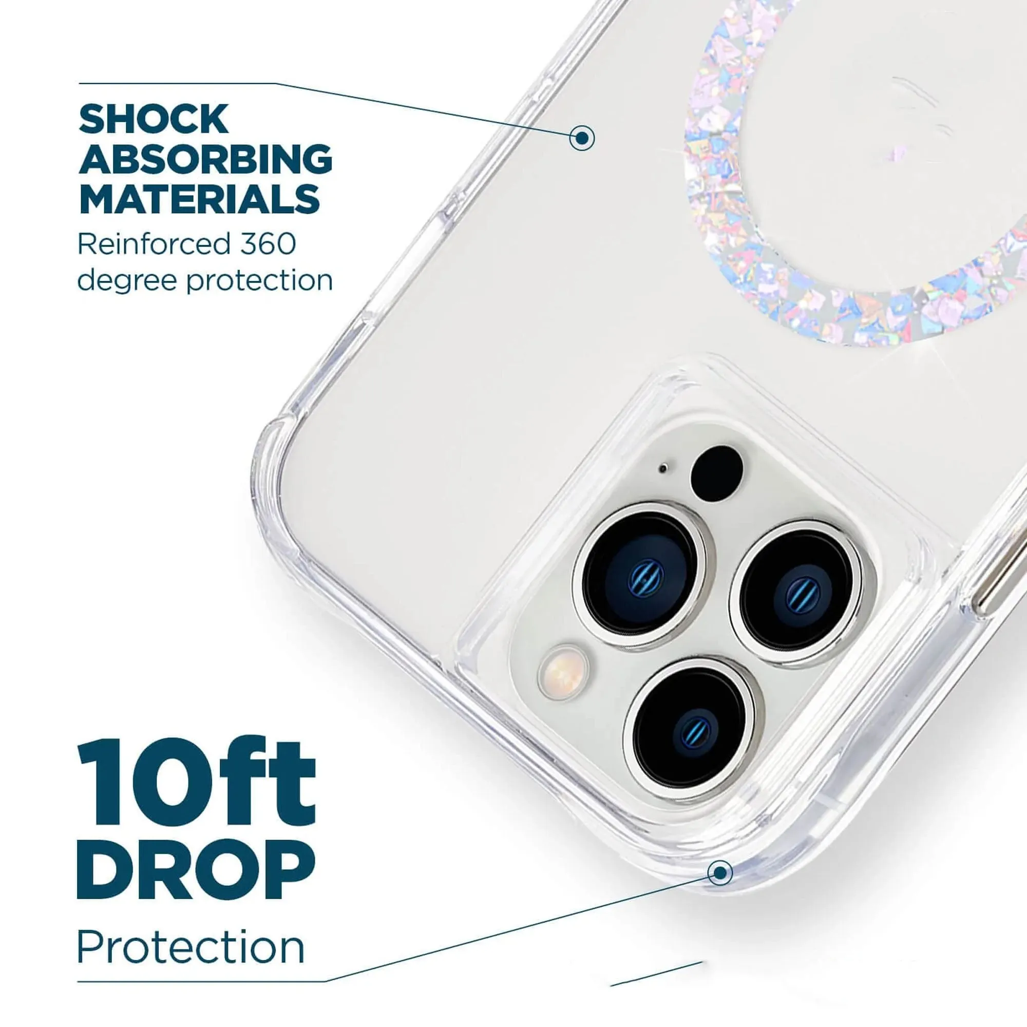 Case Mate Twinkle Diamond for iPhone 14 Pro Max - with Magsafe Compatible - Clear (Barcode: 840171719956 )