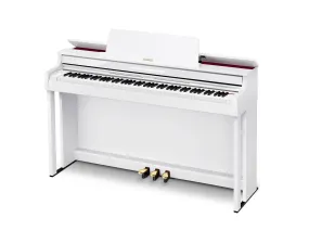 Casio AP550WE Digital Piano with Bench in White