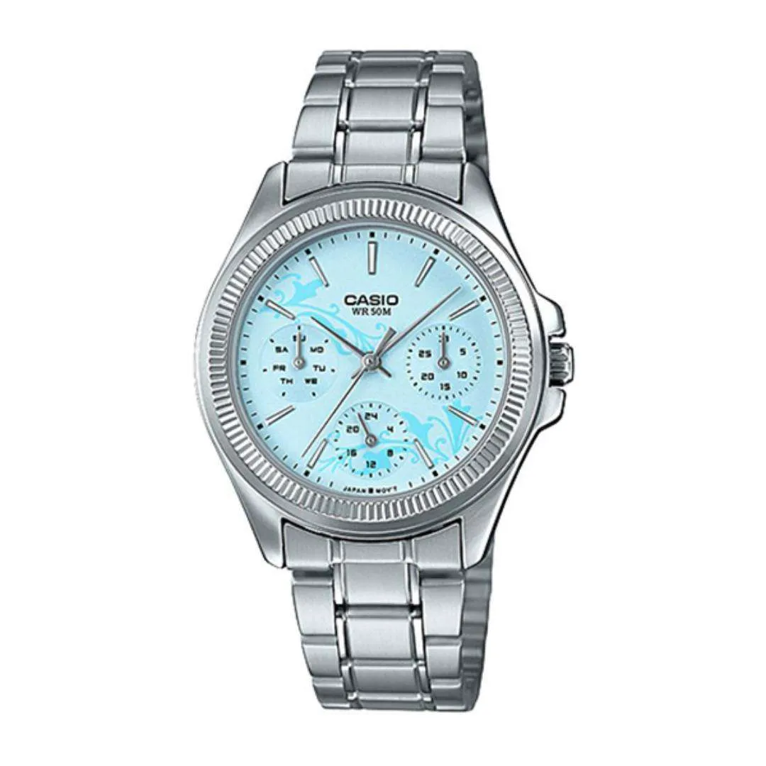 Casio LTP-2088D-2A2 Silver Stainless Watch for Women