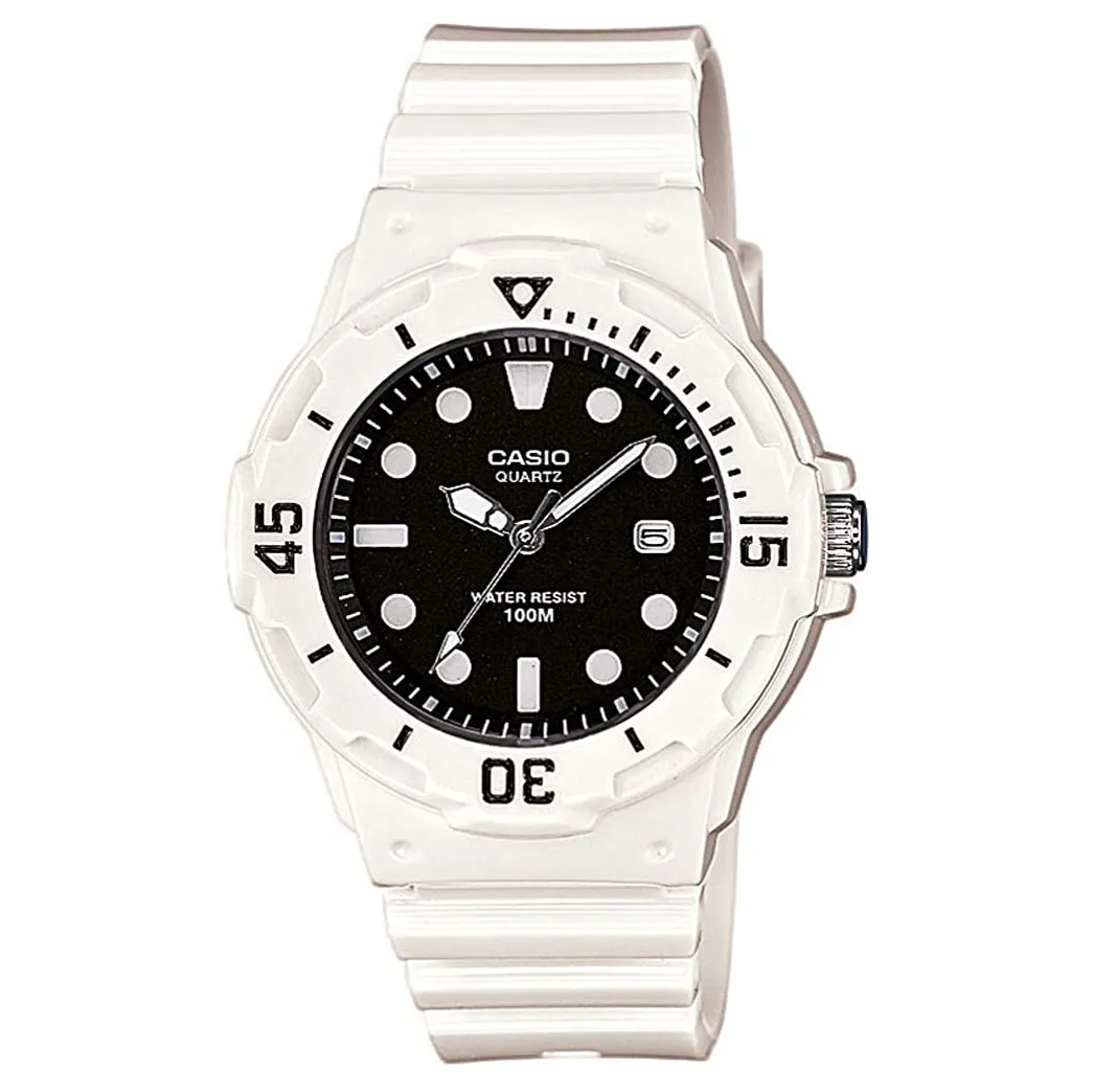 Casio Women's Watch Analogue White Black LRW-200H-1EVDF